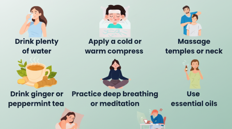 How to Stop Headache Immediately at Home Without Medicine